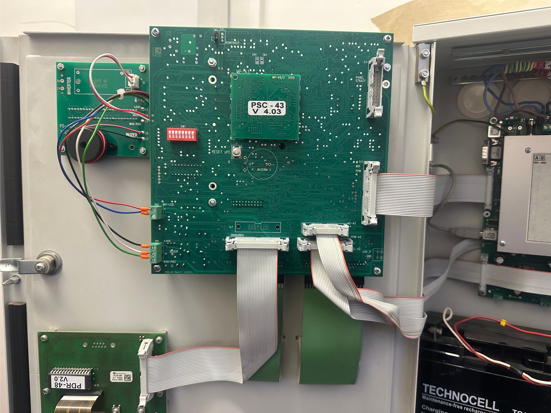 modernizacja systemu sygnalizacji pożaru centrala SSP